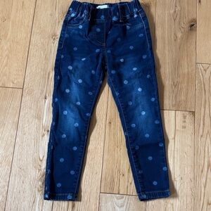 Mini Boden Polka Dot Jeans Sz 4Y